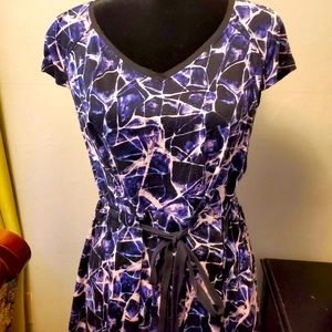 Simply Vera Wang Bow Front Crinkle Dress